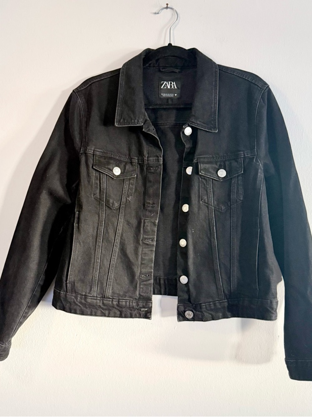 ZARA Black Denim Jacket